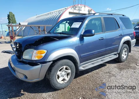 2002 Toyota Sequoia Sr5 V8 from USA, damaged, VIN 5TDBT44AX2S083401